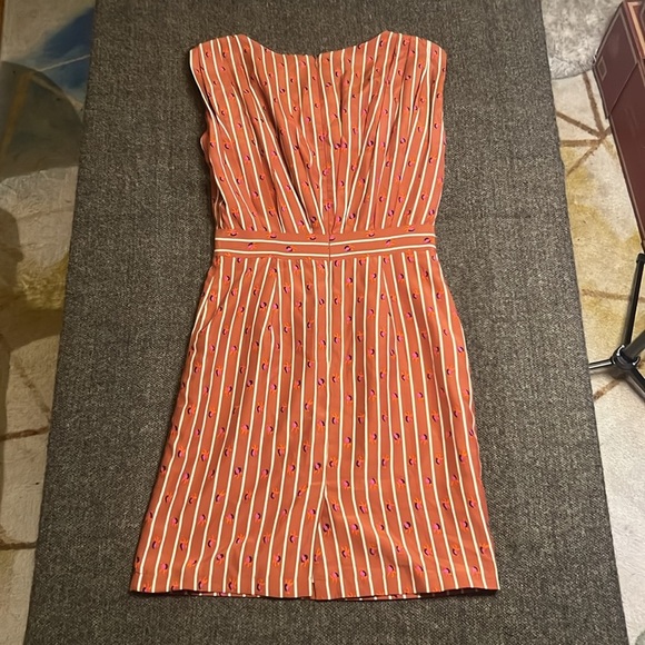 Anthropologie Silk Blend Rachel Comey Sleeveless Dress with Cute Crab Print Sz 4 - Picture 12 of 12